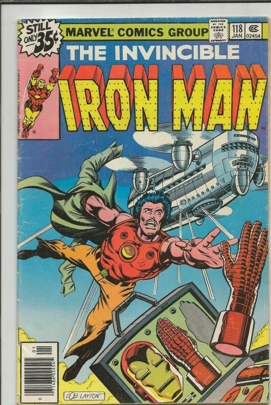Iron Man #118 ORIGINAL Vintage 1983 Marvel Comics 1st James Rhodey Rhodes