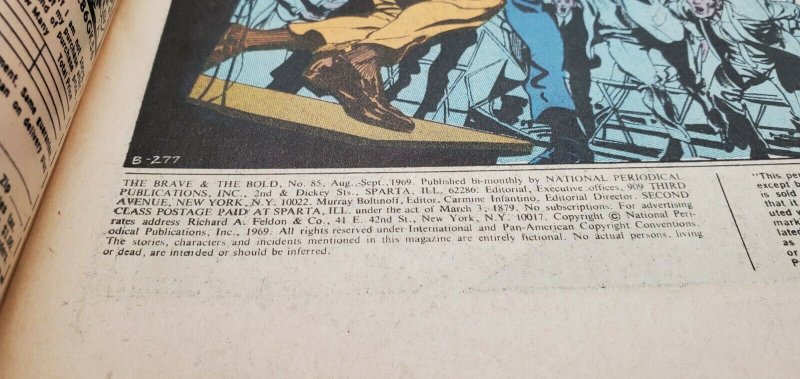 BRAVE AND THE BOLD #85 (1969) BATMAN-Debut new Green Arrow costume ?️*KEY* FN+