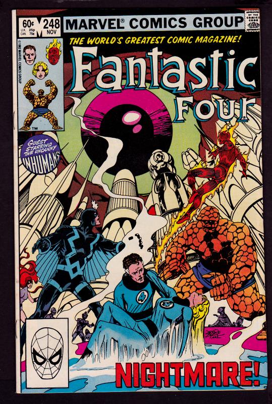 Fantastic Four #248 (Nov 1982, Marvel) John Byrne 8.0 VF