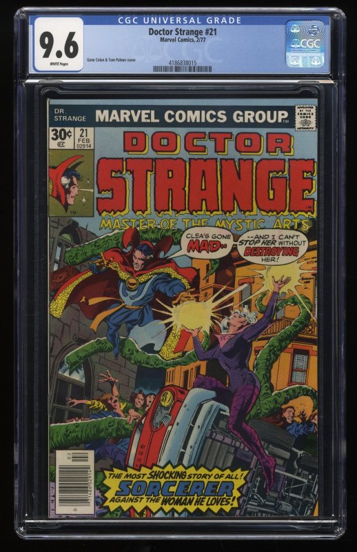 Doctor Strange #21 CGC NM+ 9.6 White Pages