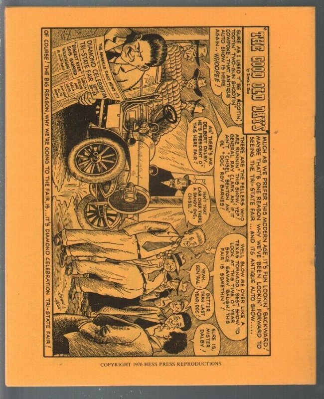 Golden Yesterdays #1 1976-1st issue-Good Old Days comic strip reprint-Hess-VF-