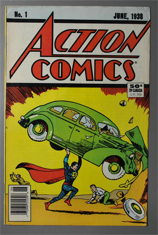 Nos vemos Normalización intersección Action Comics #1 (1938) Re-print 1988 w/Barcode F/Better | Comic Books -  Platinum Age, DC Comics, Superman, Superhero / HipComic