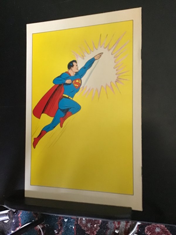 SIGNED Jerry Siegel! Famous First Edition #1 (1974) Action comics 1 reprint WOW!