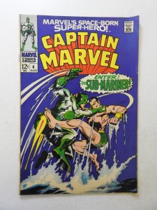 Captain Marvel #4 (1968) FN+ Condition!