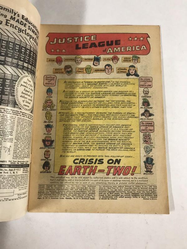 Justice League Of America 22 3.5 Vg- Very Good- Dc Silver Age