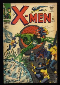 X-Men #21 VG+ 4.5 Lucifer Appearance! Roth and Ayers Art!