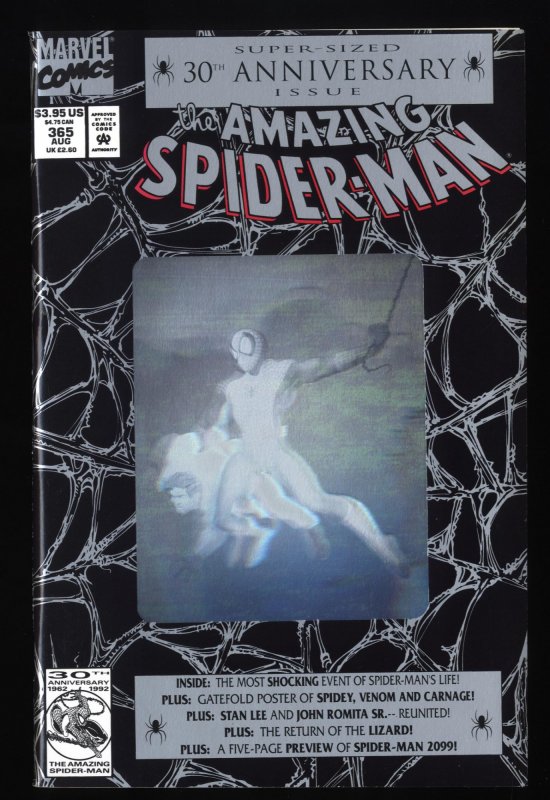Amazing Spider-Man #365 VF 8.0 1st Spider-man 2099 Marvel Comics Spiderman