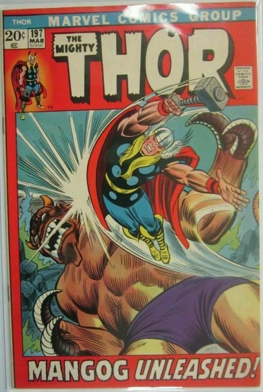 The Mighty Thor #197 - 5.0 VG/FN - 1972