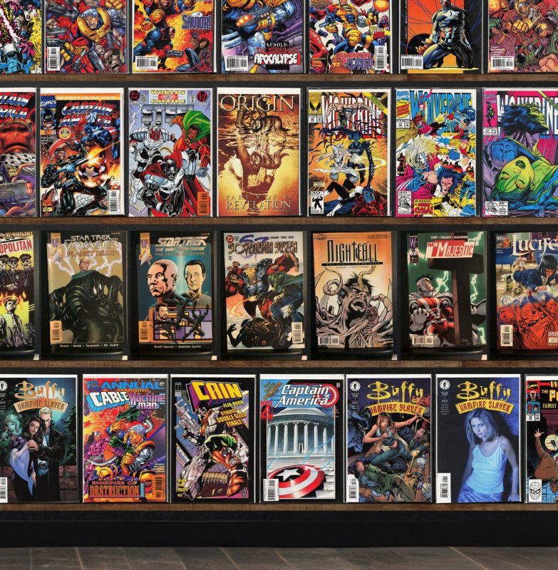 Huge Lot 130+ Comics with Cable, Captain America, Wolverine & More!