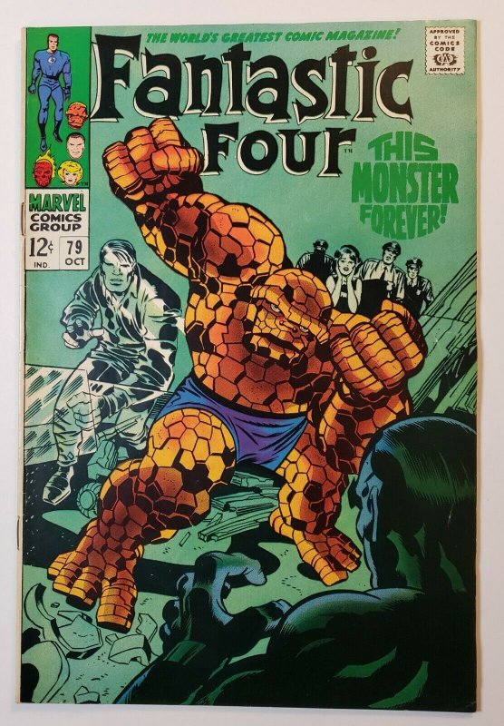 Fantastic four #79 Marvel Comics Silver Age 1968 VF/VF+