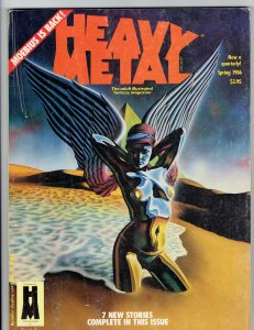 Heavy Metal Magazine Spring 1986 Moebius Esteban Maroto Solano Lopez