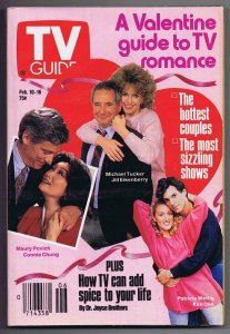 ORIGINAL Vintage February 10 1989 TV Guide No Label Valentine Maury Povich