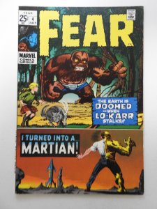 Adventure Into Fear #4 (1971) Beautiful VF+ Condition!