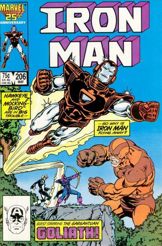 Iron Man (1st Series) #206 VF/NM; Marvel | save on shipping - details inside