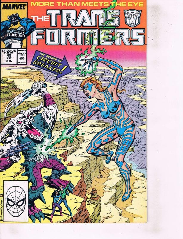 Lot Of 2 Marvel Comics Book Transformers #45 and Prince and Pauper #33 ON1