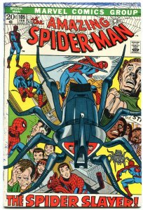 AMAZING SPIDER-MAN #105 1972-Bronze Age-Spider Slayer! FN