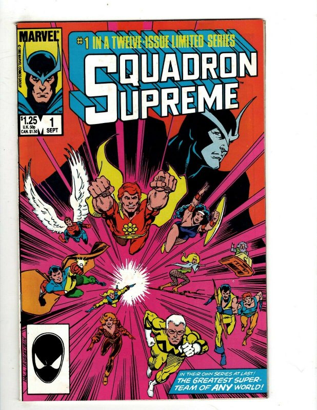 12 Squadron Supreme Marvel Comics 1 2 3 4 5 6 7 8 9 10 11 12 Limited Series HG1