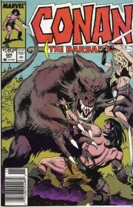 Conan the Barbarian #224 (1989)  G 2.0  water damage