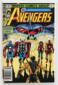 The Avengers #217 (1982) The Avengers