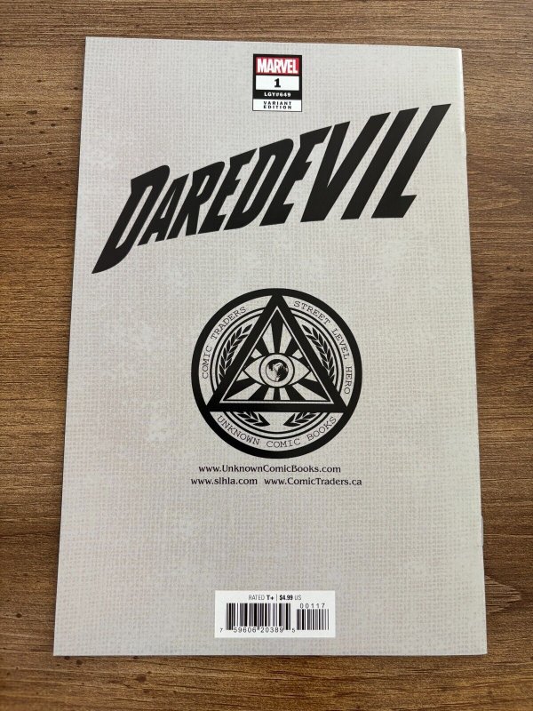 Daredevil # 649 / 1 NM Marvel Comic Book Unknown Comics Variant Cover 4 J284