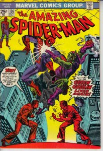 The Amazing Spider-Man #136 (1974) Fine (6.0) Ships Fast First Harry as Goblin