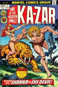 Ka-Zar (1974 series) #2, VG+ (Stock photo)