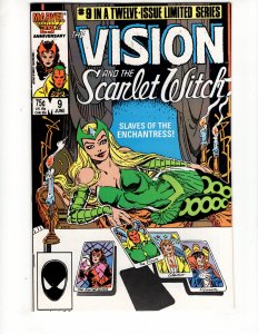 The Vision and the Scarlet Witch #9 (1986) NM- 9.2 ENCHANTRESS  / ID#566