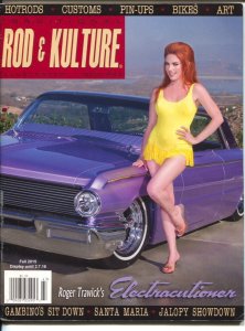 MAG: Traditional Rod & Kulture Illustrated #43 Fall 2015-hot rods-pin-up girl...