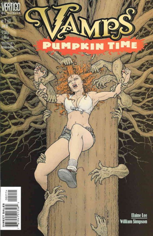 Vamps: Pumpkin Time #2 VF/NM ; DC/Vertigo | Frank Quitely female vampires