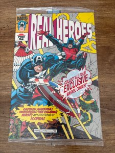 Real Heroes Marvel Pizza Hut Exclusive Comic Book Sealed In Bag Avengers 6 J389