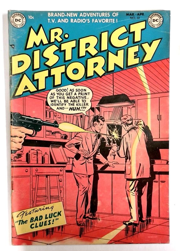 Mr. District Attorney #32 - 1953  The TV Gang- Golden Age Crime
