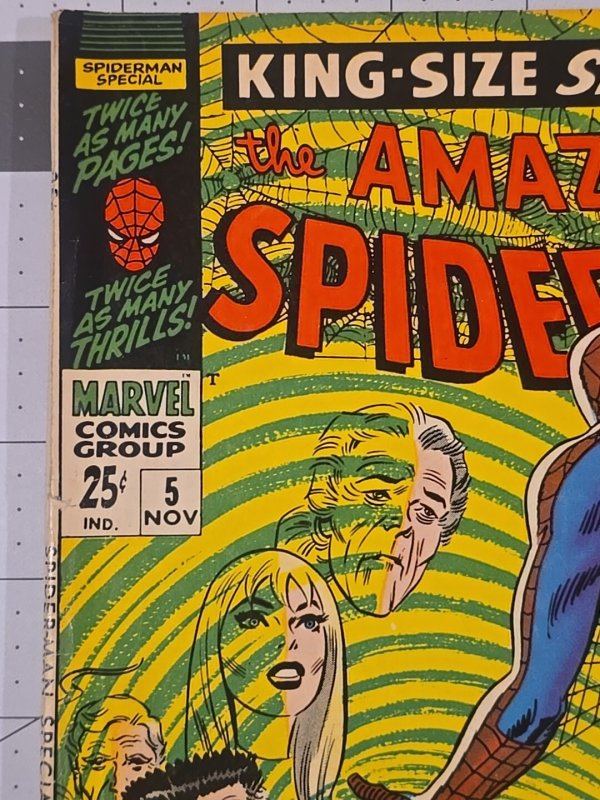 the Amazing Spider-Man King Size Annual #5 1968 Marvel Comics?'s In Description