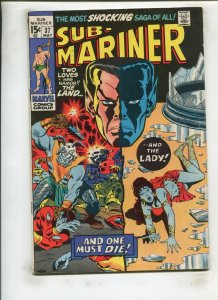 SUB-MARINER #37 (6.5) LADY DORMA!! 1971