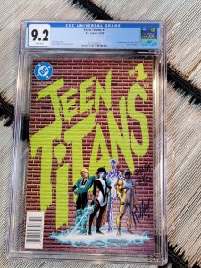 CGC 9.2 Teen Titans #1 Comic Book 1996 1st Argent Risk Prism Slagger DC