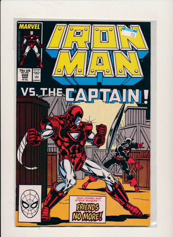 MARVEL SET of 5-IRON MAN #227-231  1984  VERY FINE (PF725) 