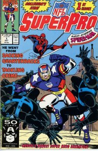 NFL SuperPro #1  VF  1991