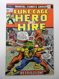Hero for Hire #14 (1973) VF+ Condition! Manufactured w/ 1 staple