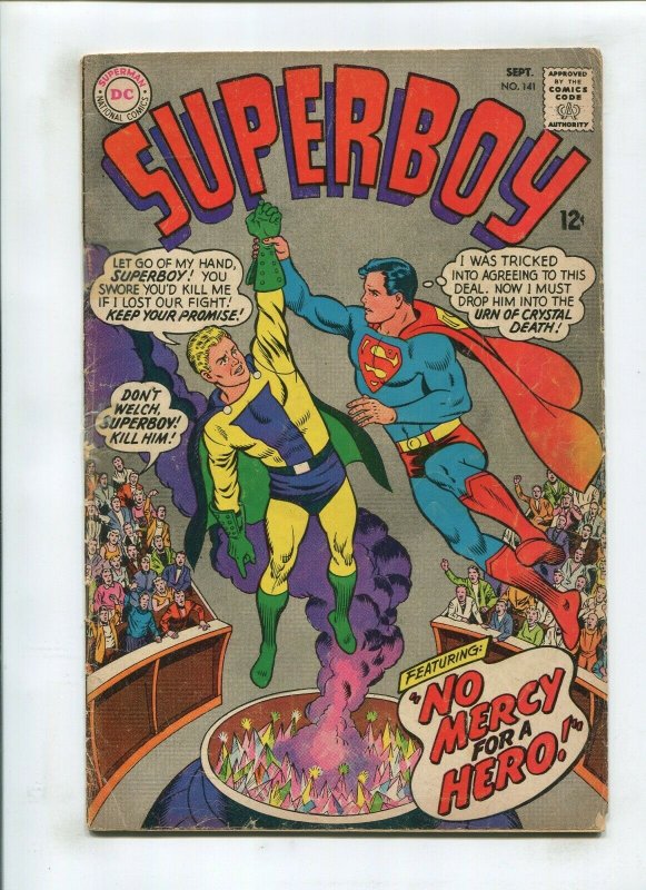 SUPERBOY #141 (2.0) NO MERCY FOR A HERO 1967