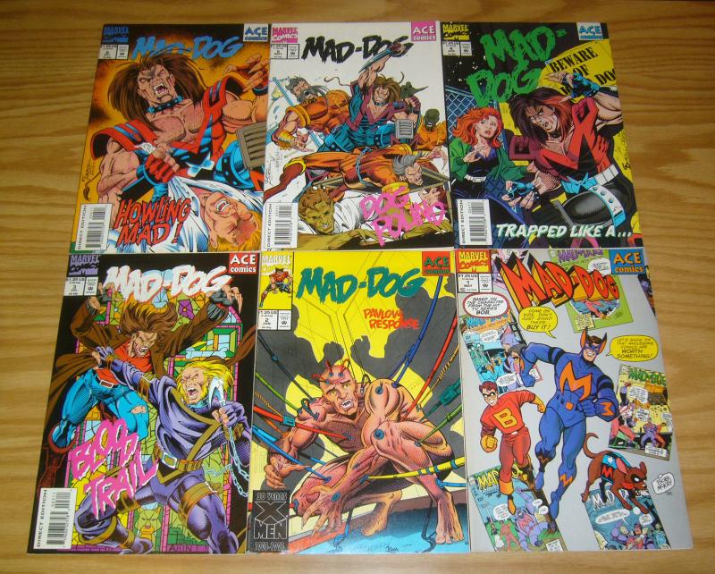 Mad-Dog #1-6 VF/NM complete series - bob newart show spin-off - evan dorkin set