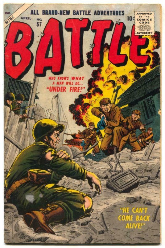 BATTLE #57-ATLAS-CIVIL WAR-WAR AGAINST COMMUNISM-1958 G+ 