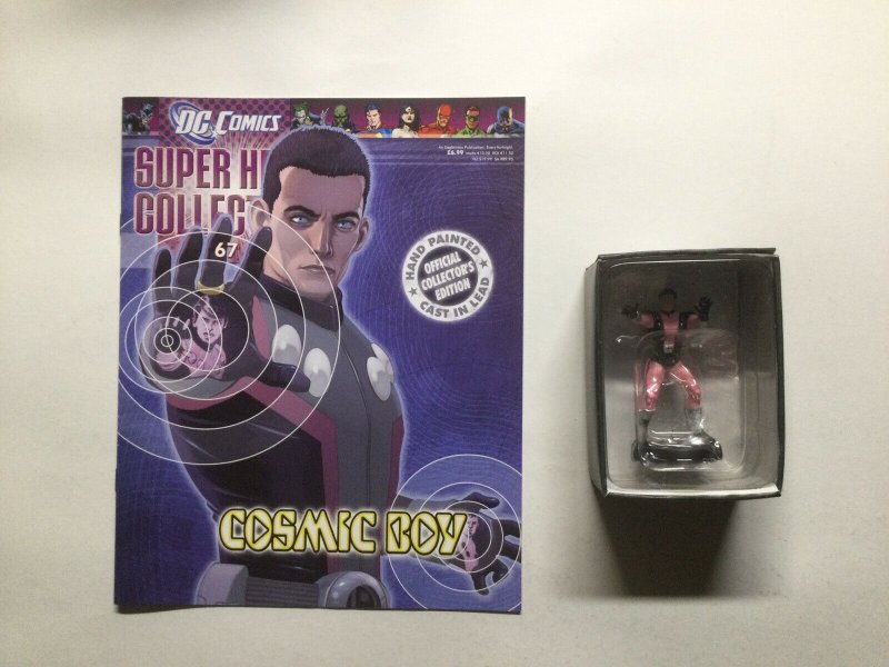 Cosmic Boy 67 Super Hero Collection Lead Figure and Magazine Dc Eaglemoss 