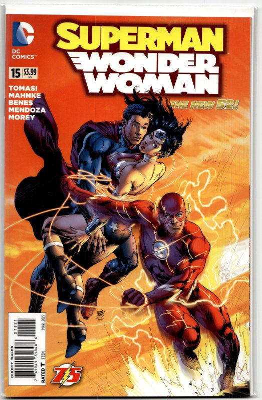 Superman/Wonder Woman #15 Variant Cover (2015) Wonder Woman