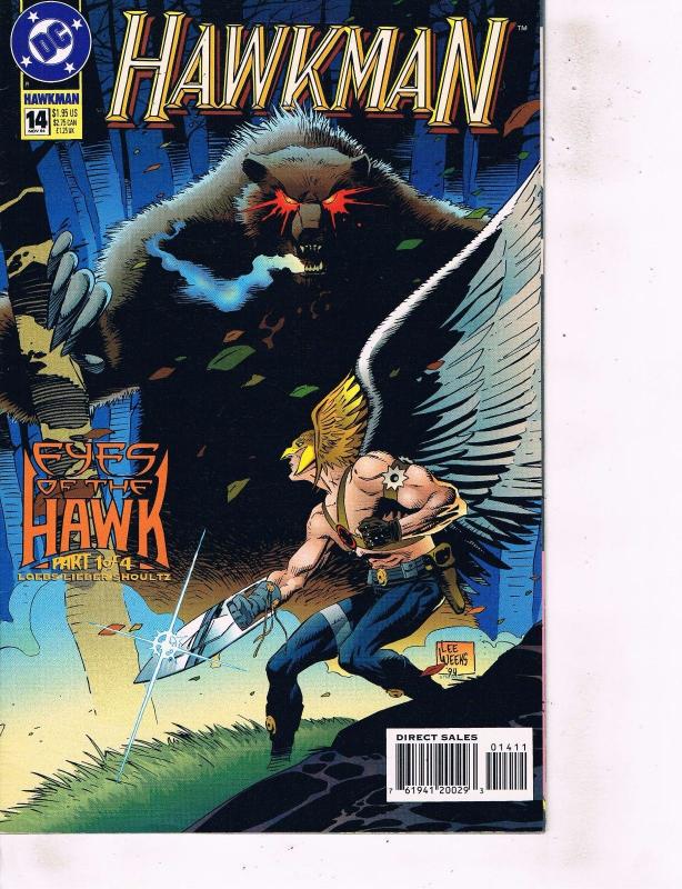 Lot Of 3 Hawkman DC Comic Books #2 7 14 Superman  Batman   LH24
