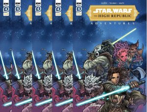 (2021) 5 COPIES of STAR WARS HIGH REPUBLIC ADVENTURES #4 regular cover!