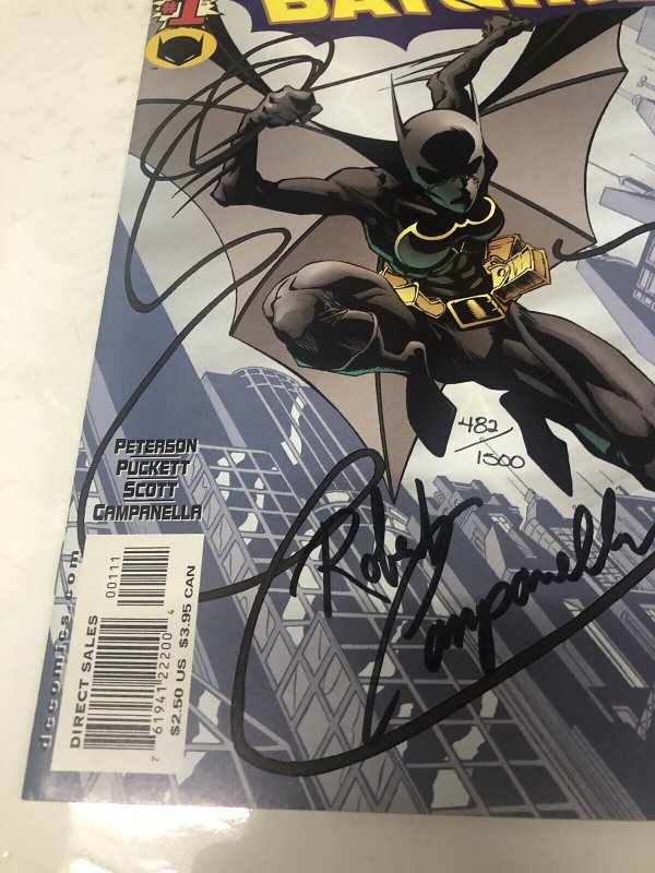 Batgirl (2000) # 1 Variant DC Comics • Signed Robert Compenella • COA • Peterson