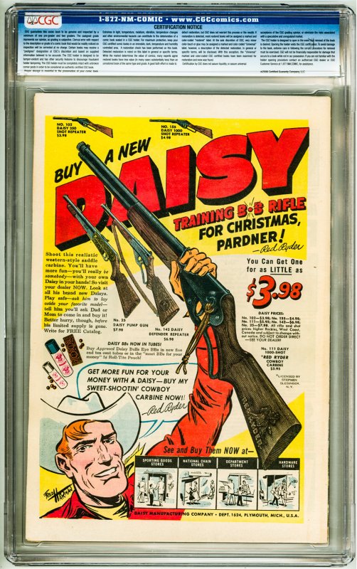 Hopalong Cassidy #86 (1954) CGC 9.0! OWW Pages!