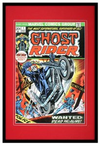 Ghost Rider #1 Marvel Framed 12x18 Official Repro Cover Display 