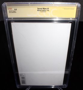 Secret Wars #1 CGC (9.2) Signed & Sketched by Frank Miller - 2021