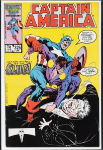 Captain America #325 (1987) Captain America [Key Issue]