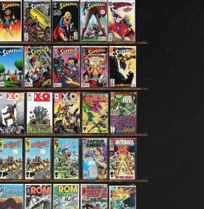 Huge Lot 160+ Comics with Supergirl, X-O Manowar, Alpha Flight & More!